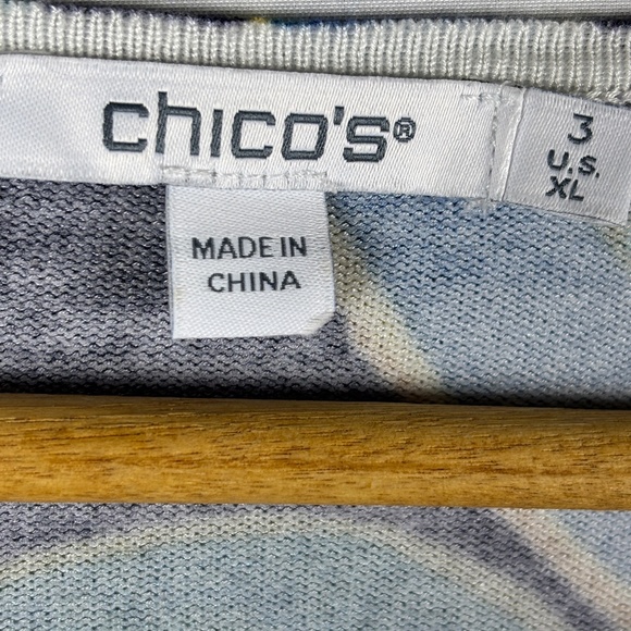 Chico's Women Long Sleeve Lightweight Pullover Sweater XL Boho Office Business - Picture 4 of 9